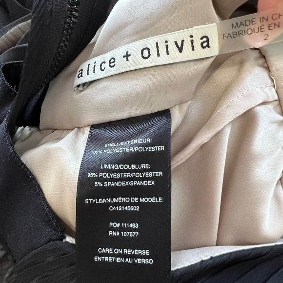 Alice + Olivia Pleated Wide Leg Jumpsuit - Picture 7 of 9